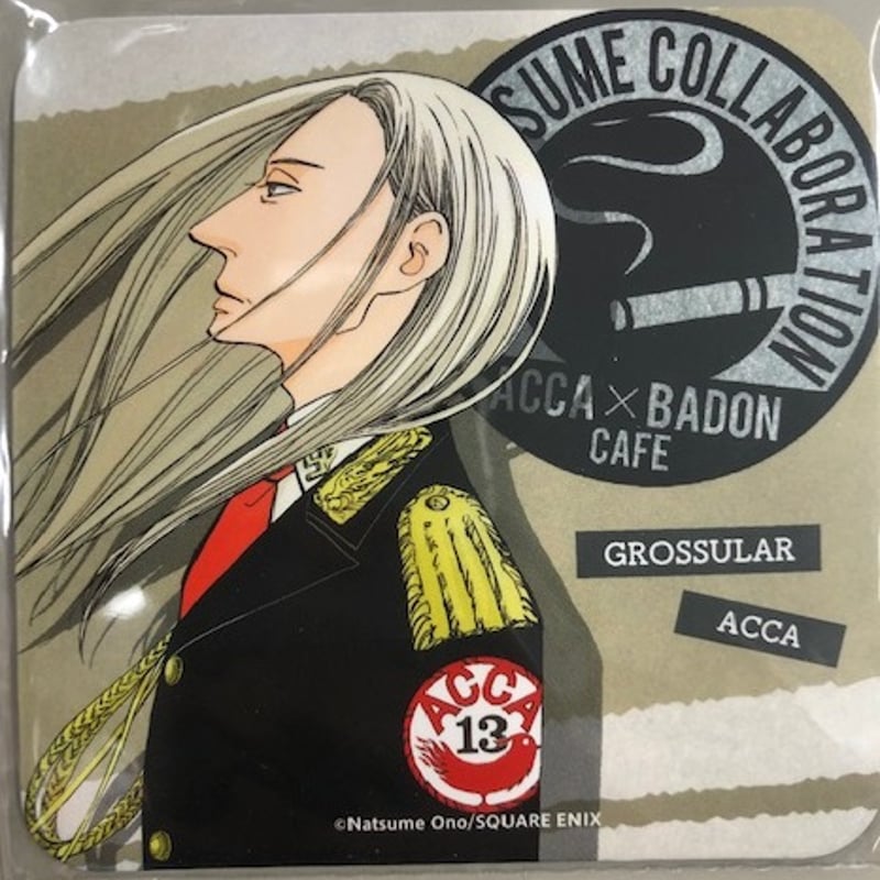 オノ・ナツメ 『 ACCA 』× 『BADON』コラボカフェ コースター