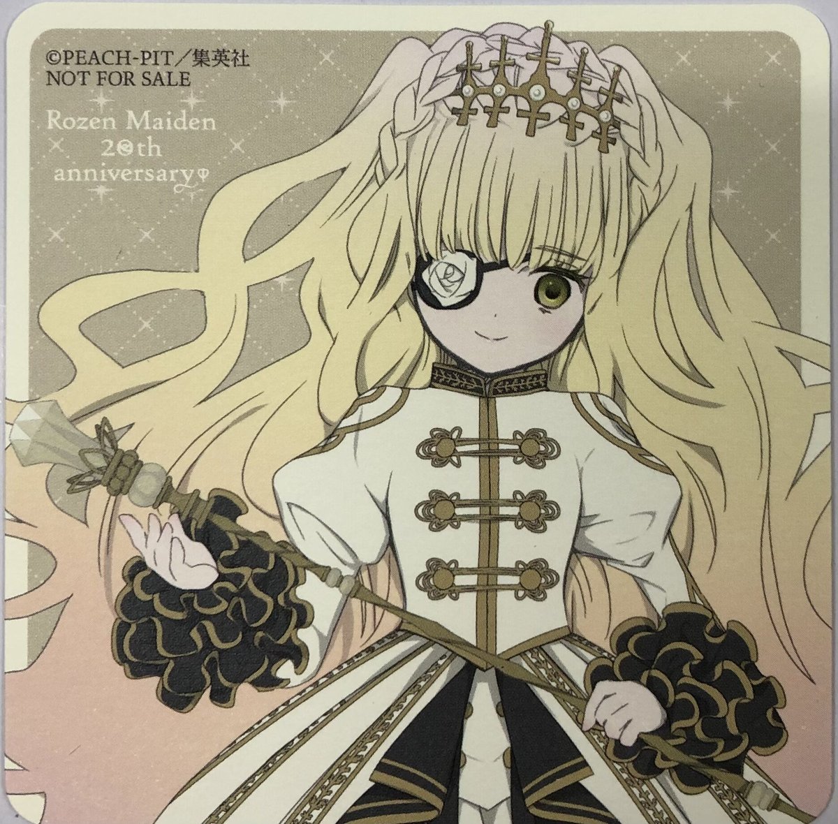 ローゼンメイデン』 ローゼンメイデン20周年展 コースター ‎雪華綺晶