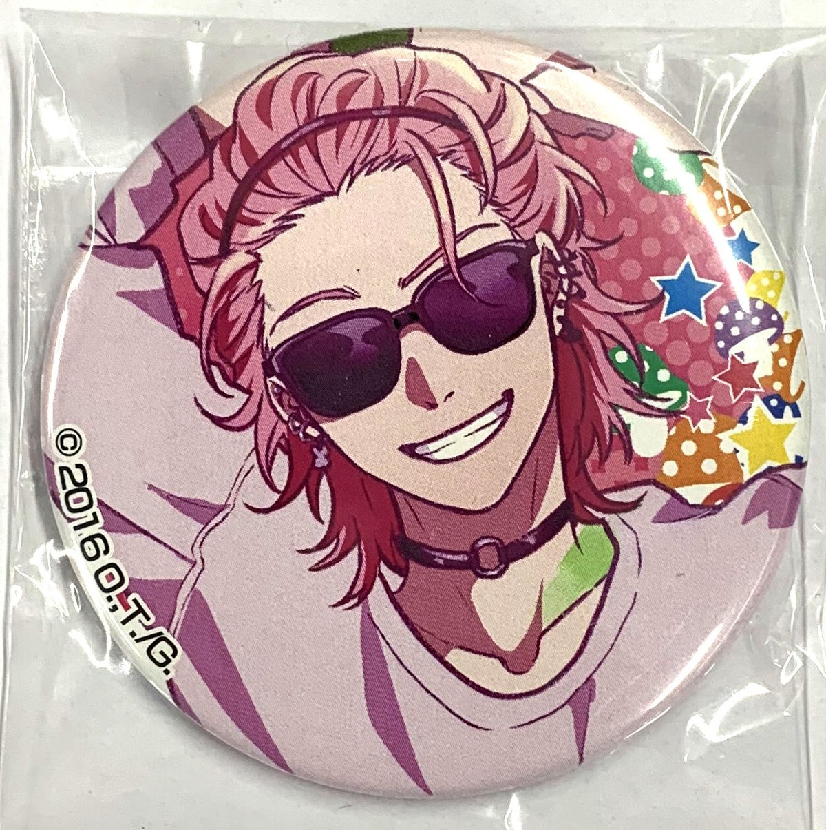 おげれつたなか『ヤリチン☆ビッチ部』 デジタルくじ 缶バッジ 百合絢