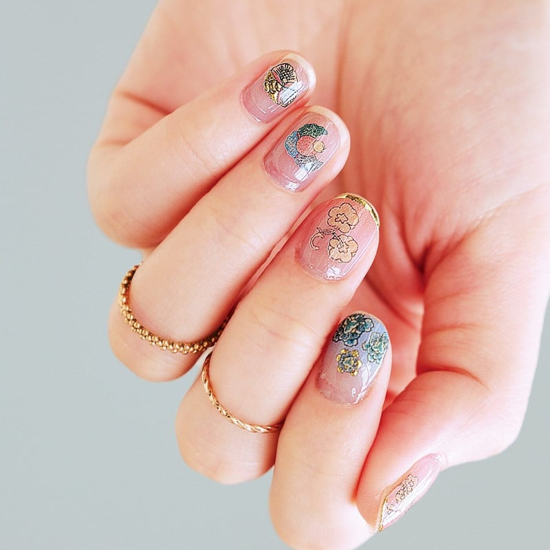 ジェル風ネイルシール『艶姿十六女仙 上利剣』 / Ukiyo-e Nail