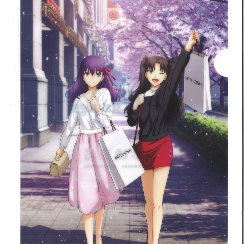 Fate 遠坂凛 間桐桜 三越 クリアファイル | K-BOOKS 秋葉原
