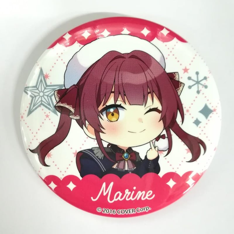 ホロライブ 宝鐘マリン 缶バッジ（ミニキャラ） 東京スタイツリー