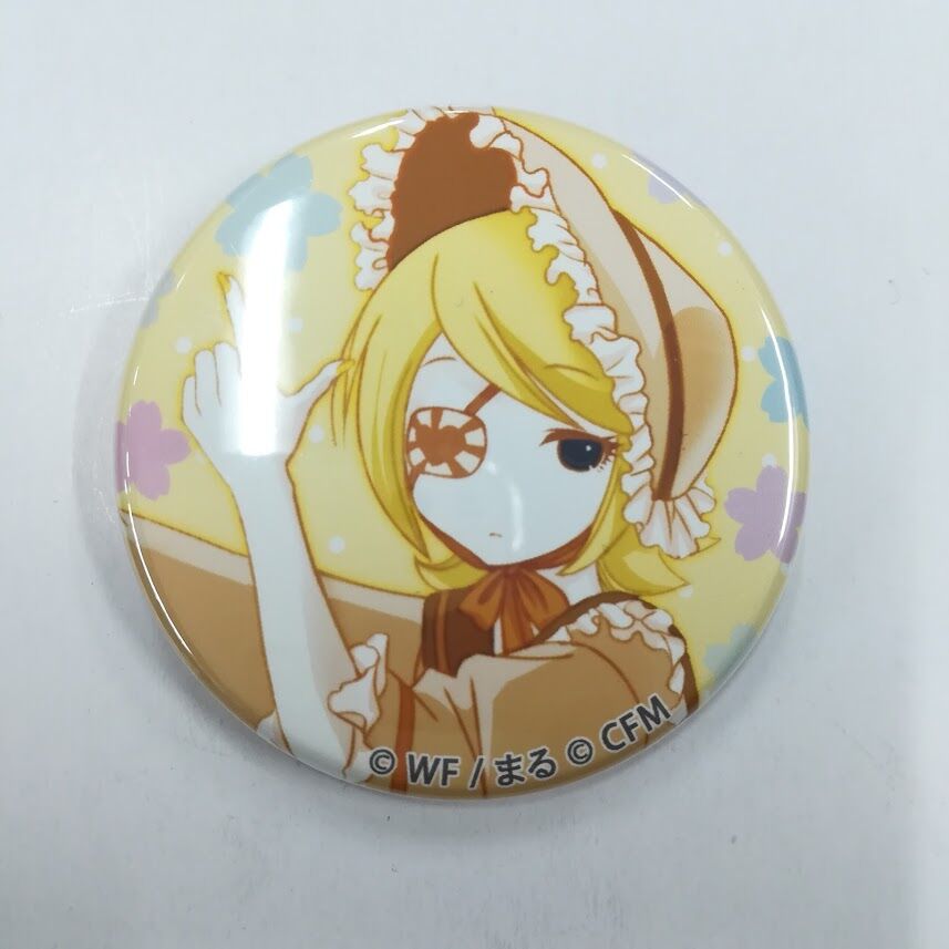 ボーカロイド 鏡音リン 缶バッジ 秋葉原和堂千本 桜10th復刻版紙バッジ