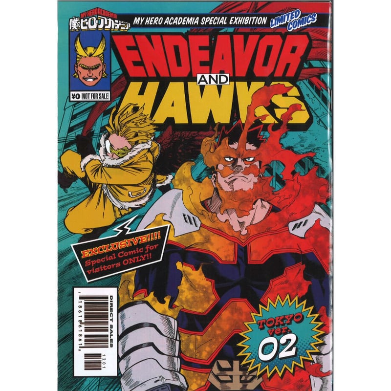 僕のヒーローアカデミア展 DRAWING SMASH アメコミ風来場特典 02 ENDEAV