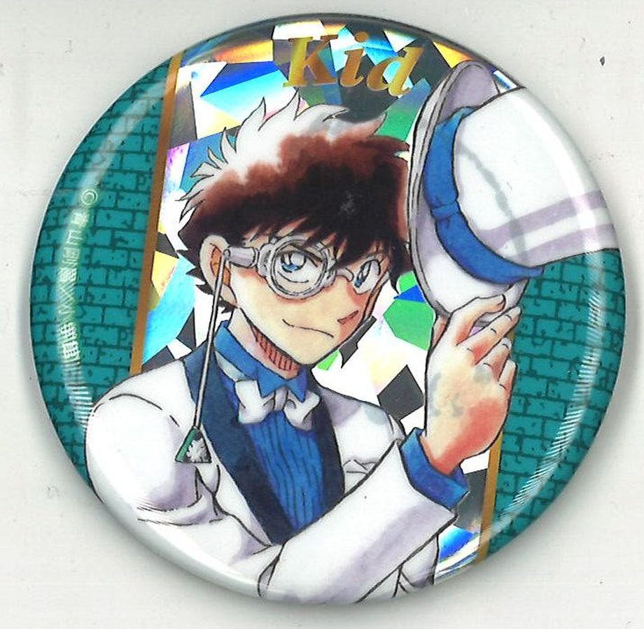 連載30周年記念 名探偵コナン展 缶バッジコレクション 怪盗キッド | K