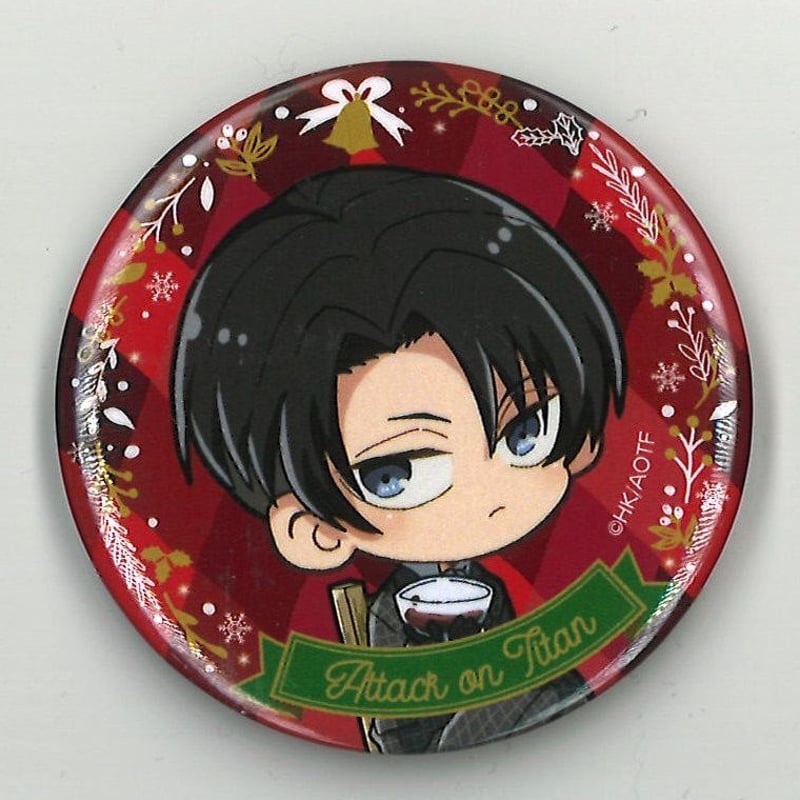 進撃の巨人 プリンセスカフェコラボ 進撃の巨人 缶バッジ(クリスマス