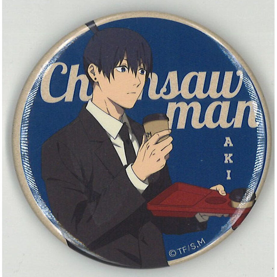 チェンソーマン 早川アキ ハロウィンナイト ホログラムマット缶バッジ