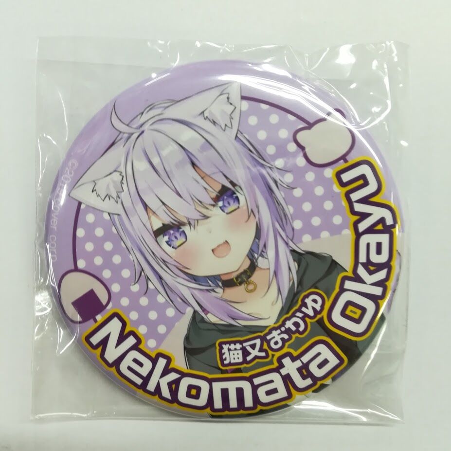 ホロライブ 猫又おかゆ 缶バッジ(等身) character1 | K-BOOKS 秋葉原