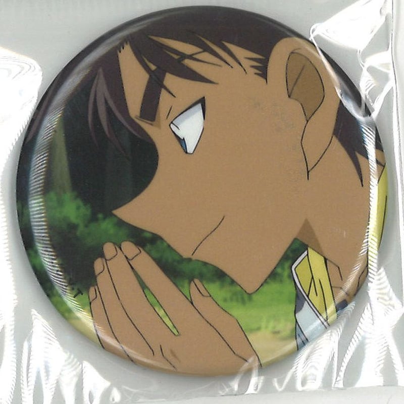 名探偵コナンプラザ 場面写トレーディング缶バッジC 服部平次（横顔