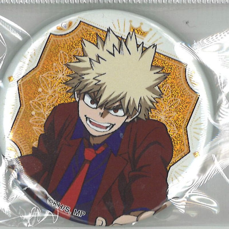 僕のヒーローアカデミア 缶バッジ 爆豪勝己 (スーツ) | K-BOOKS 秋葉原