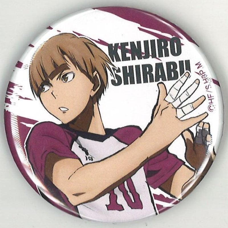 ハイキュー!! 烏野高校VS白鳥沢学園高校 缶バッジコレクション 白布