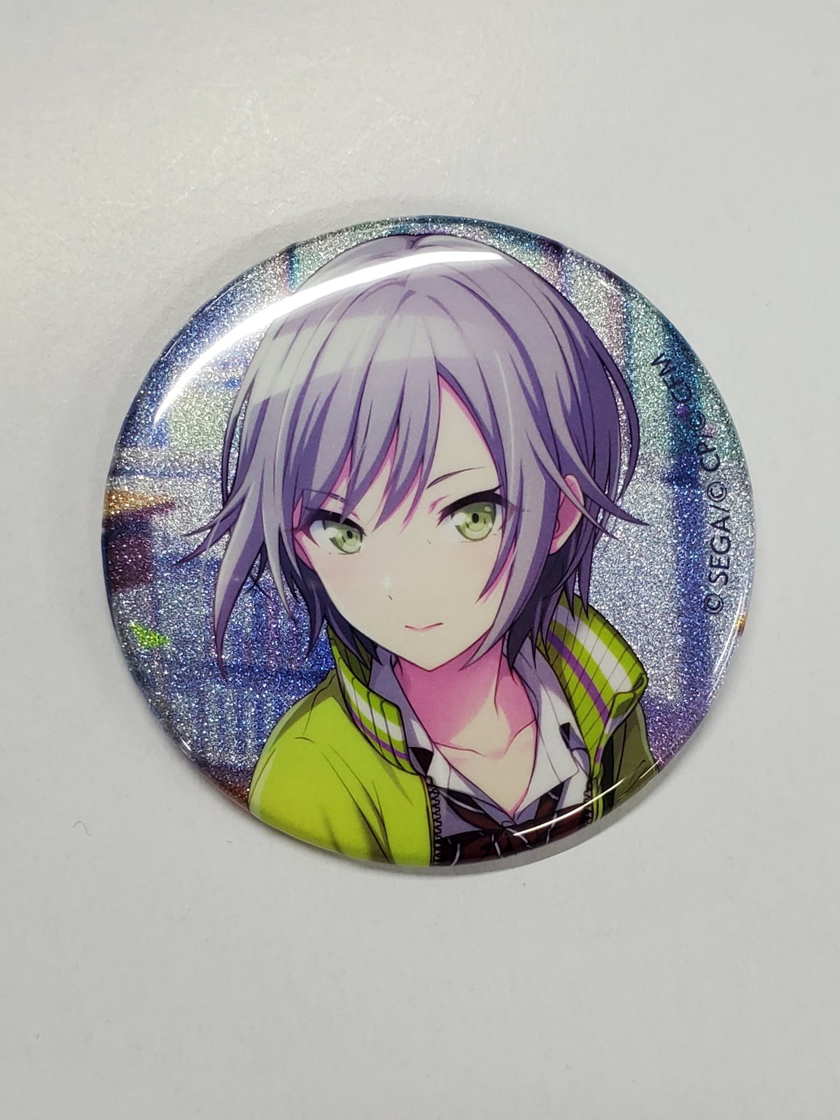 プロセカ グリッター缶バッジ 日野森志歩 26A プロジェクトセカイ 日野