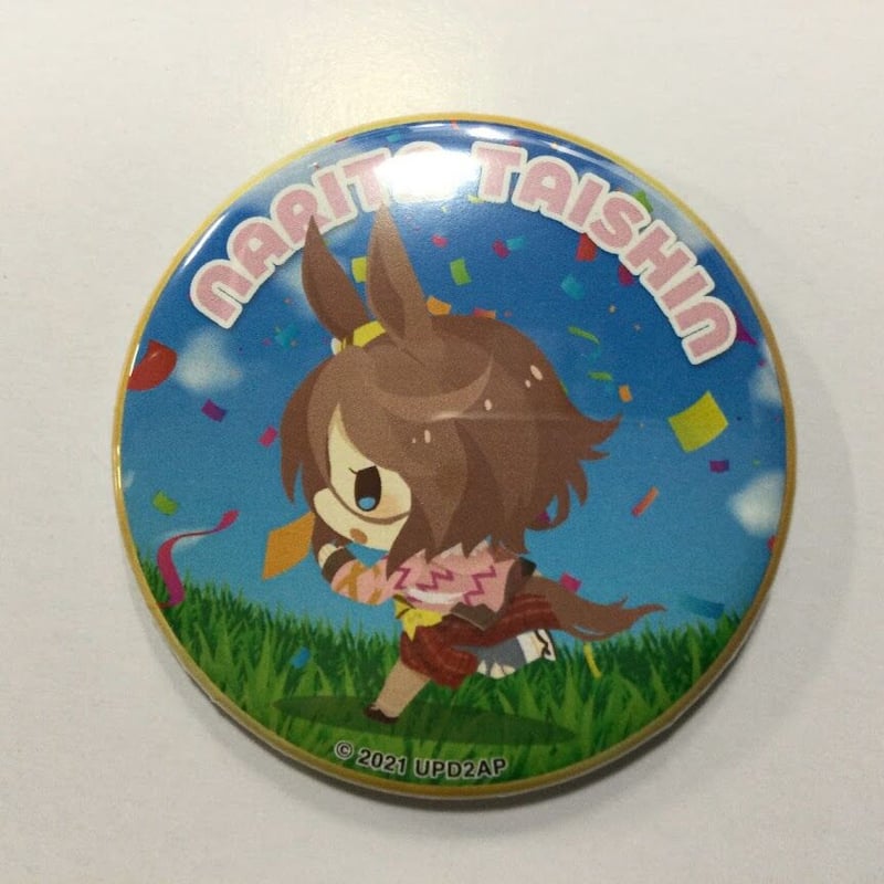 ウマ娘 ナリタタイシン きゃらドリ 缶バッジB | K-BOOKS 秋葉原