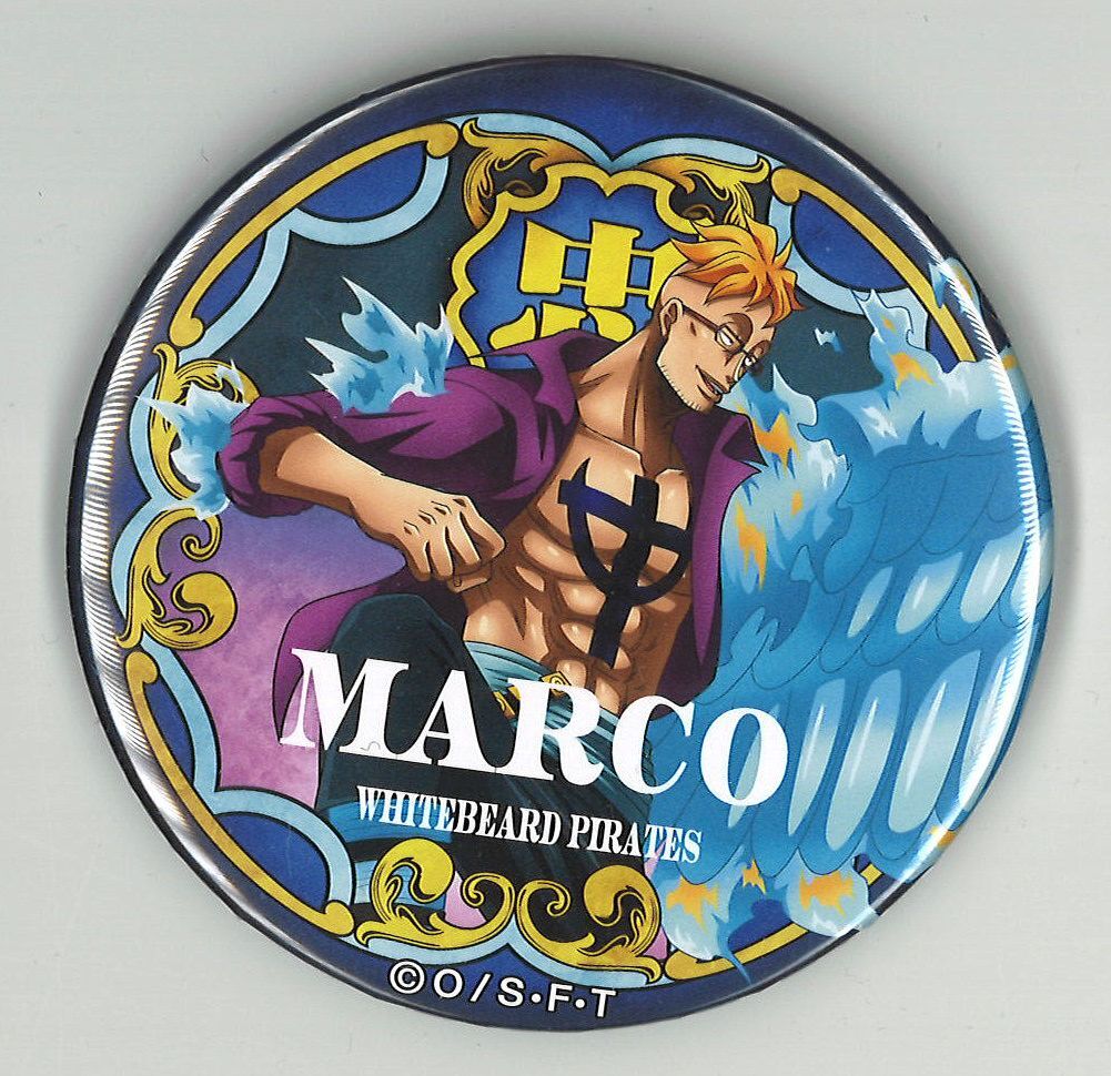 ワンピース 缶バッジ マルコ | K-BOOKS 秋葉原