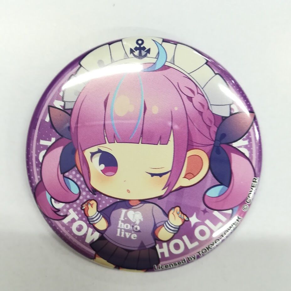 ホロライブ 湊あくあ 缶バッジ 東京タワーコラボ | K-BOOKS 秋葉原