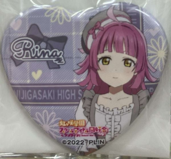 ラブライブ！虹ヶ咲学園スクールアイドル同好会 ハート缶バッジ フリル