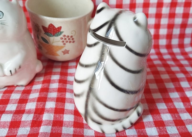 内藤ルネ🐱Fancy猫の貯金箱 | あんちーくKIDAN STORE