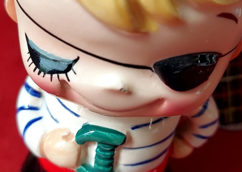 内藤ルネ・キャプテンキッド💎貯金箱 | あんちーくKIDAN STORE