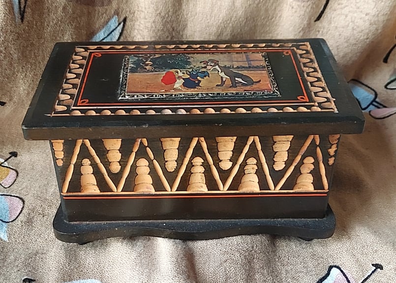 Disney・わんわん物語木製オルゴール | あんちーくKIDAN STORE