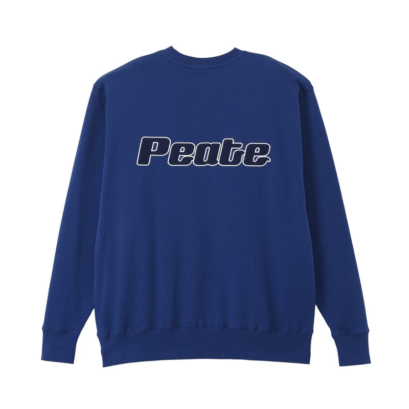 Peate applique Sweat(Navy) | Peate