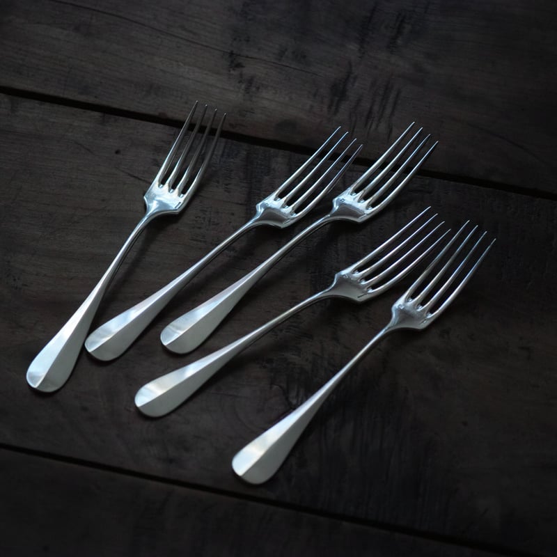 19世紀 フランス クリストフル シルバープレート デザート フォーク