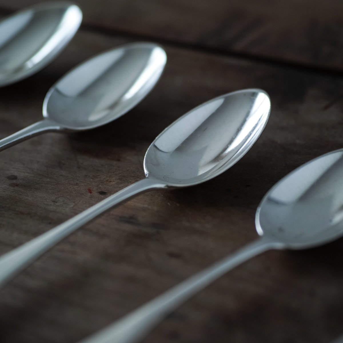 SILVER】資生堂 永年勤続記念マーク入りスプーン SILVER】資生堂 永年