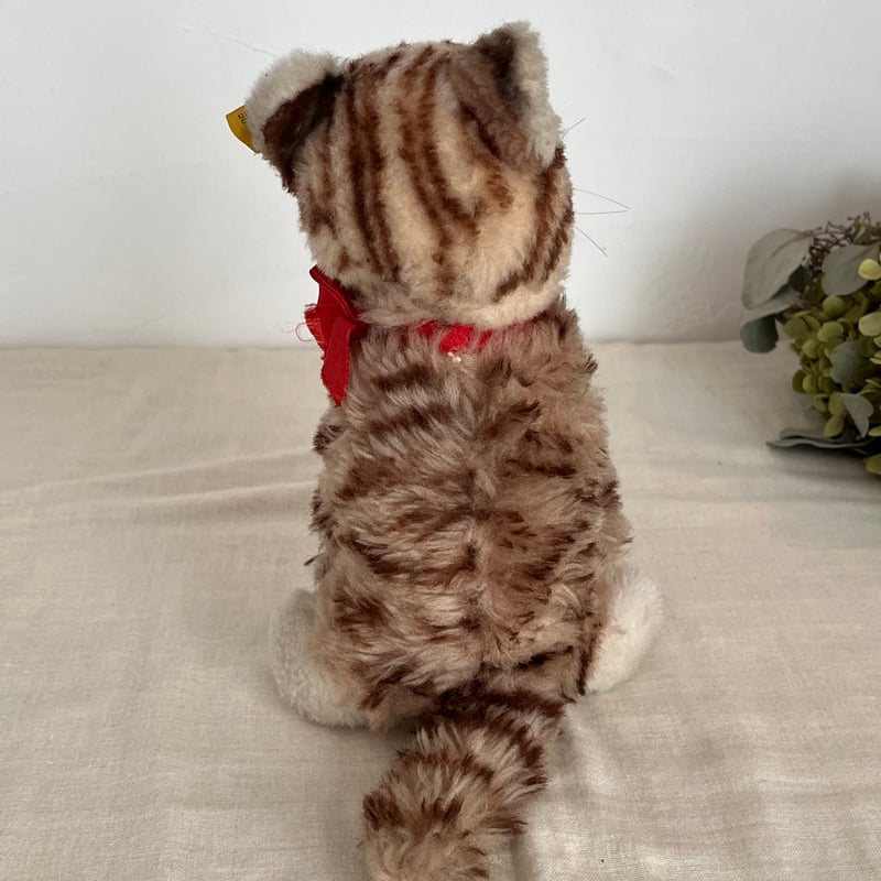 ドイツ シュタイフ社 ネコ Cat Cattie オールID ヴィンテージ | そら豆