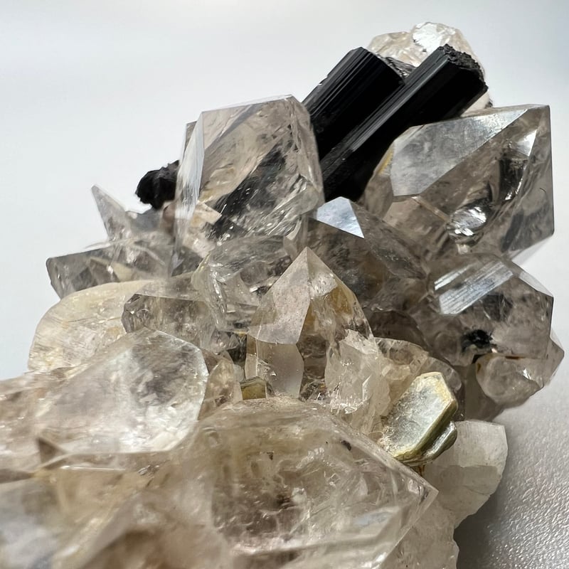 ガネッシュヒマール産】ブラックトルマリンイン天然ヒマラヤ水晶