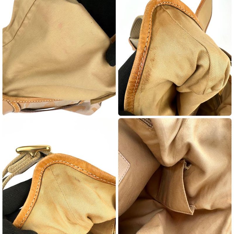 ハンティングワールド ショルダーバッグ エレファント総柄 キャンバス