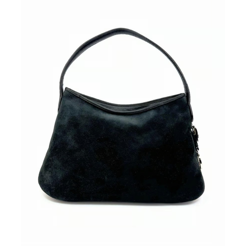 ジョルジオアルマーニ GIORGIO ARMANI ブラック スエード レザー黒