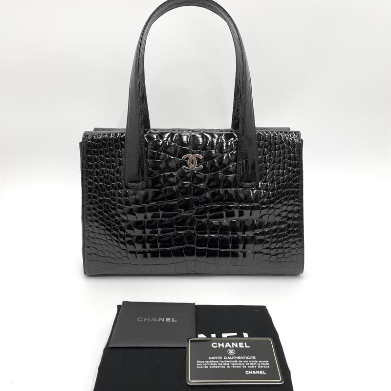 CHANEL ココマーク クロコ トートバッグ 11番代 | AMONA VINTAGE