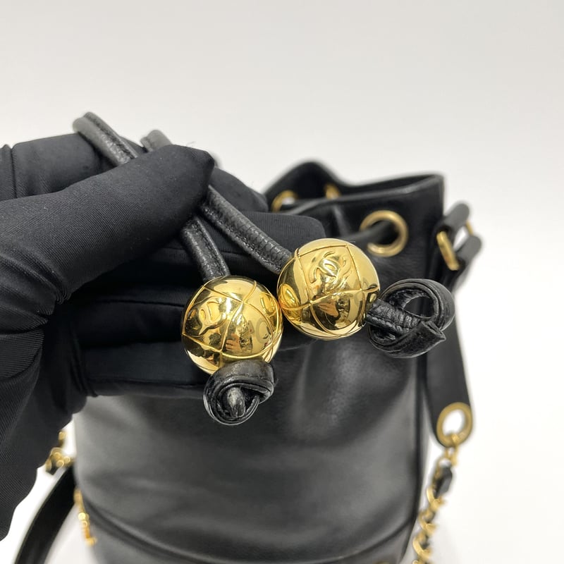 CHANEL キャビアスキン トリプルココ チェーンショルダーバッグ 5番台