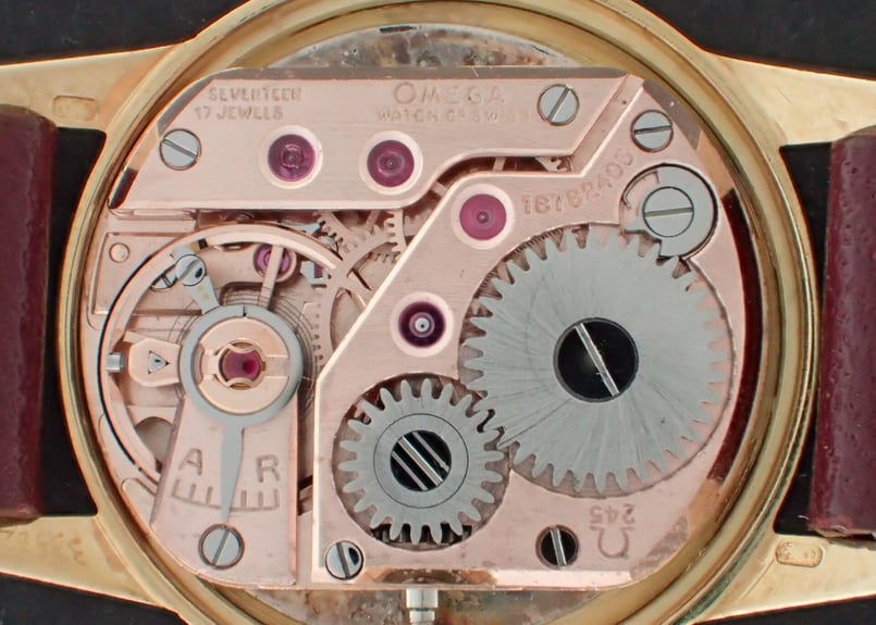 AU-7B オメガ OMEGA レディース手巻き K18YGケース | アンティーク