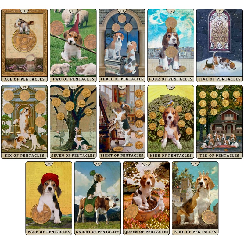 ビーグル犬のタロットカード｜正規輸入品 | タロクル｜TaroCle (海外