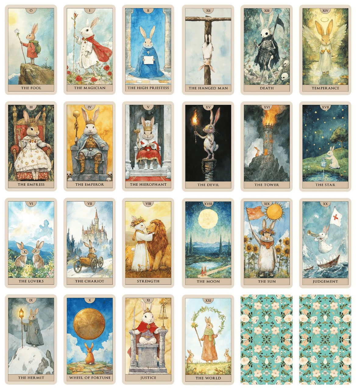 ラビットタロットカード (Rabbit Tarot) ｜作者直輸入・希少デッキ