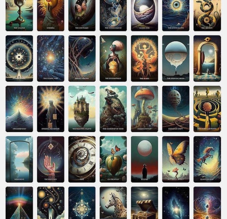 宇宙の夢見るオラクルカード｜作者直輸入・希少デッキ | タロクル