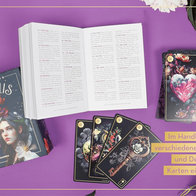 花柄のルノルマンカード｜正規輸入品 | タロクル｜TaroCle (海外