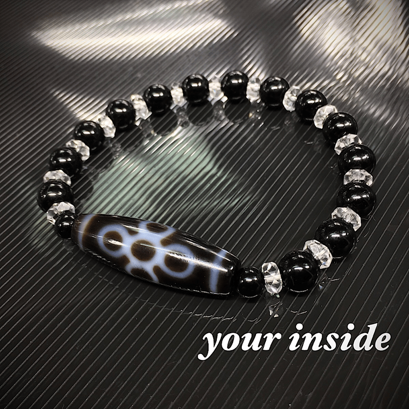 閃電五眼天珠 天然石ブレスレット | 💎 天然石アクセサリー ユアインサイド