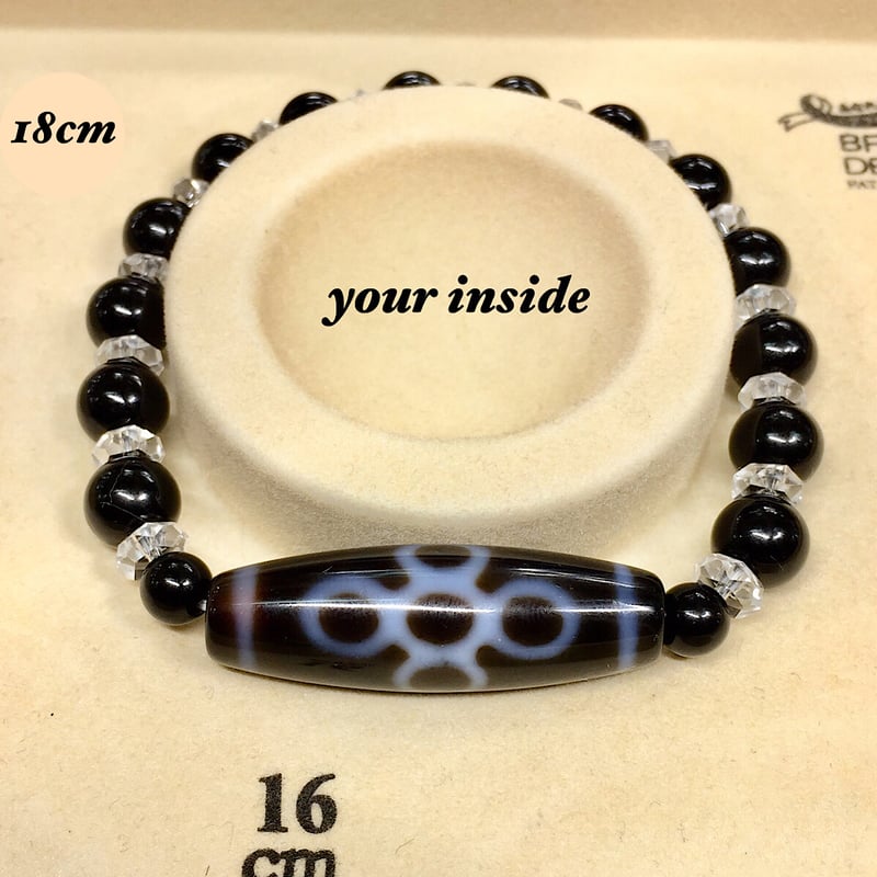 閃電五眼天珠 天然石ブレスレット | 💎 天然石アクセサリー ユアインサイド