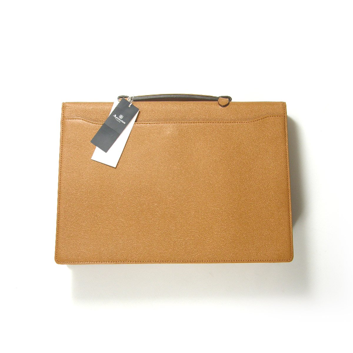 Aquascutum ／ アクアスキュータム 牛革 ブリーフケース 日本製