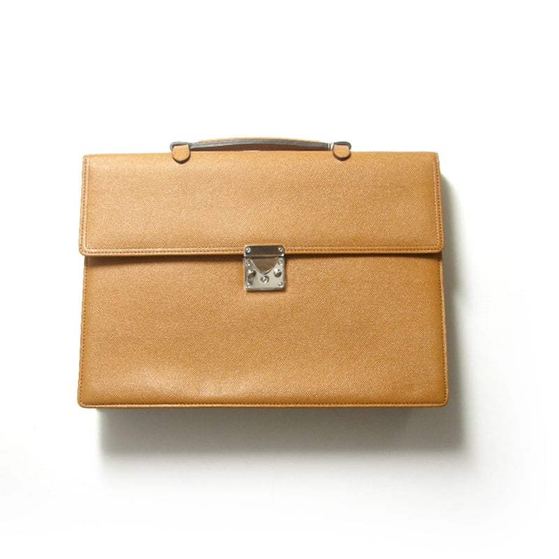Aquascutum ／ アクアスキュータム 牛革 ブリーフケース 日本製