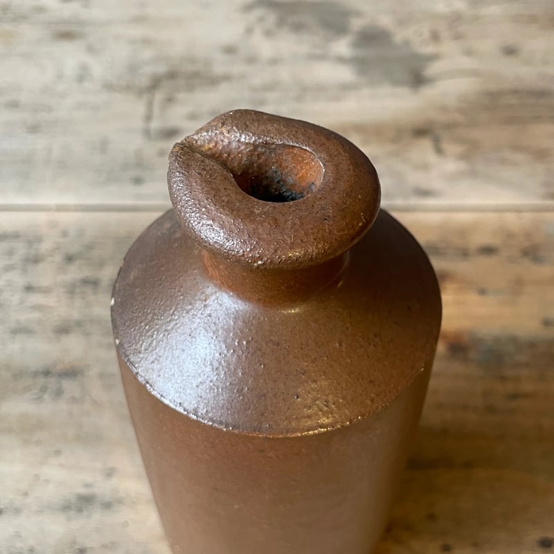 ブラウン陶器ボトル イギリスアンティーク ③ | OGISHIMA COFFEE Antiques