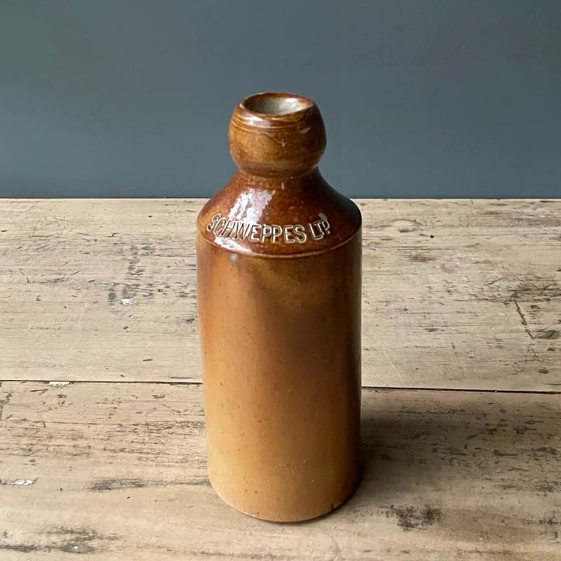 ブラウン陶器ボトル イギリスアンティーク ⑤ | OGISHIMA COFFEE Antiques
