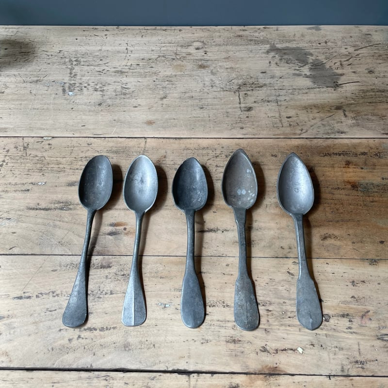ピュータースプーン フランスアンティーク ④ | OGISHIMA COFFEE Antiques