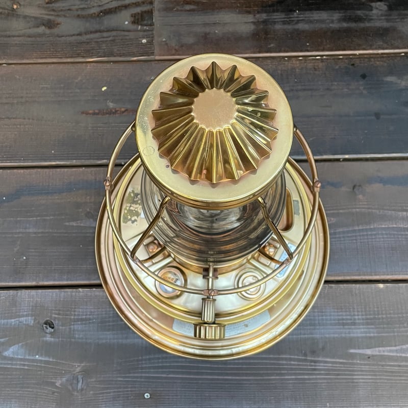 日本船燈 ニッセン 石油ストーブ ゴールドフレーム 真鍮製 IS-3DX ①