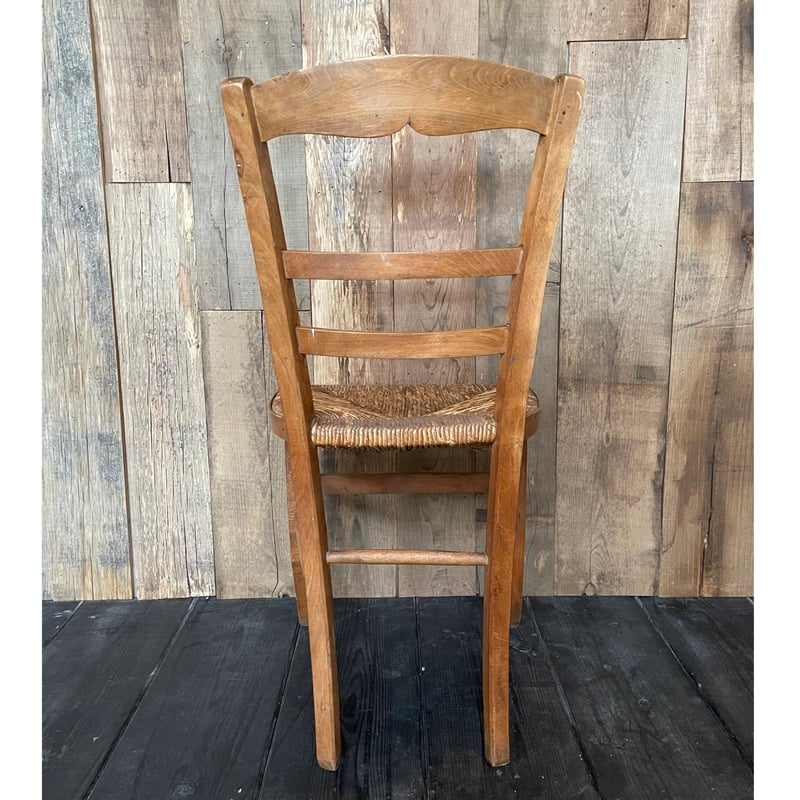 ラッシュシートチェア フランスアンティーク ⑰-1 | OGISHIMA COFFEE