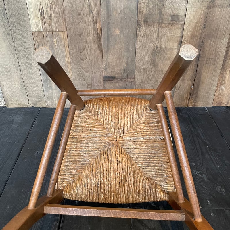 ラッシュシートチェア フランスアンティーク ⑰-2 | OGISHIMA COFFEE