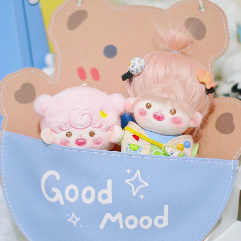 無属性 ぬいぐるみ 10cm 着せ替えぬいぐるみ 女の子 綿人形 ピンク