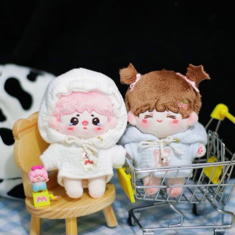 無属性 ぬいぐるみ 10cm 着せ替えぬいぐるみ 女の子 綿人形 コットン