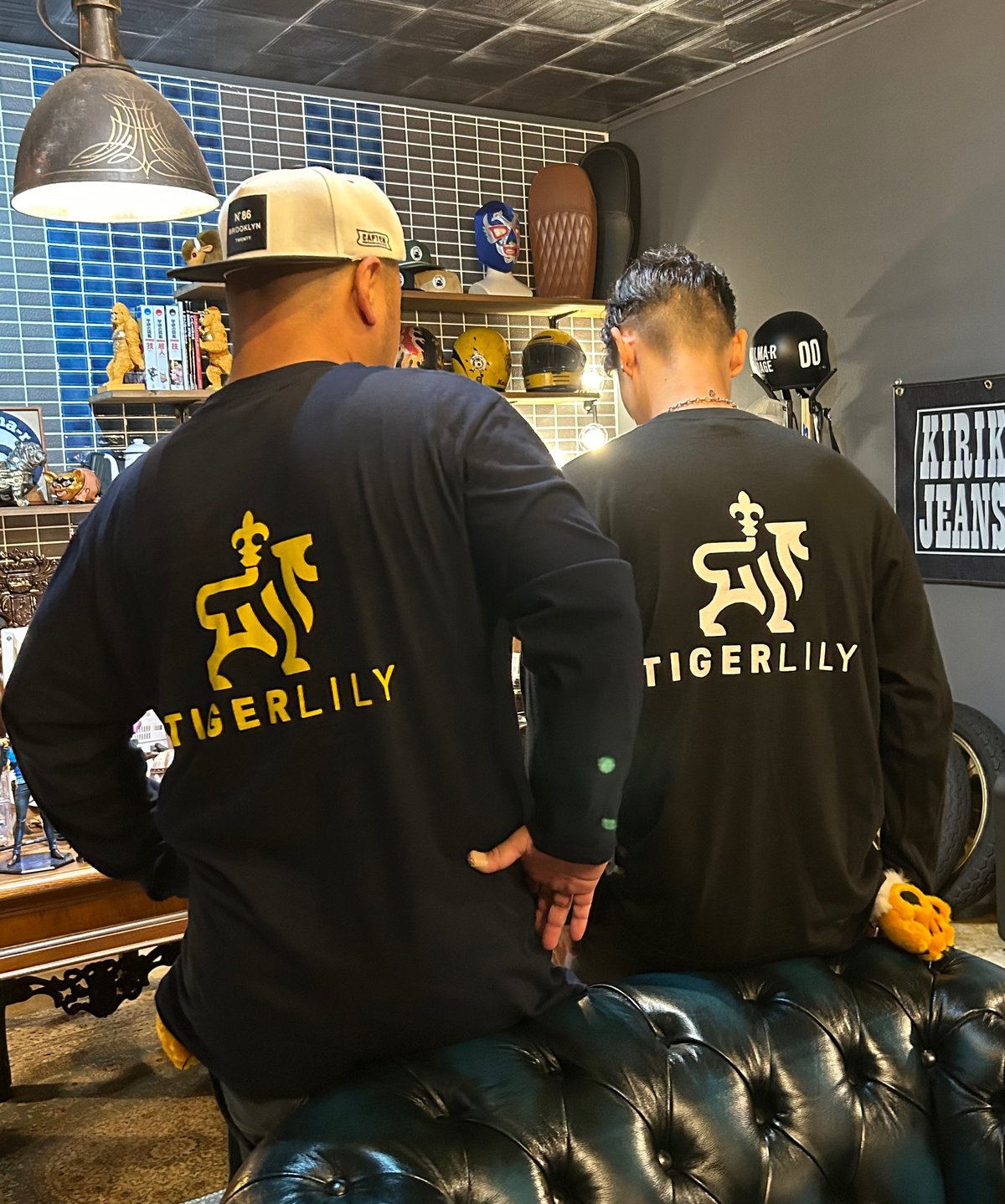 タイガーリリーFCロンT(ネイビー×イエロー） | TIGER LILY